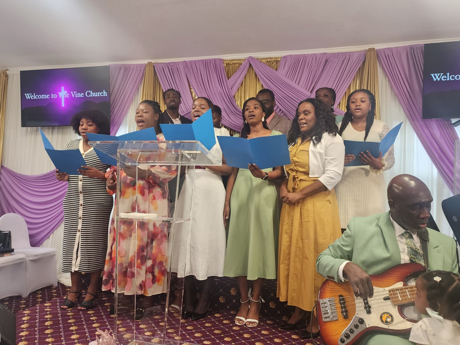 The Vine Church worship team